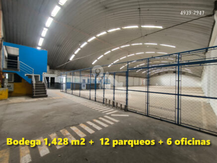 Bodega en Quetzaltnango 1,428 m2, Las Rosas, zona 5